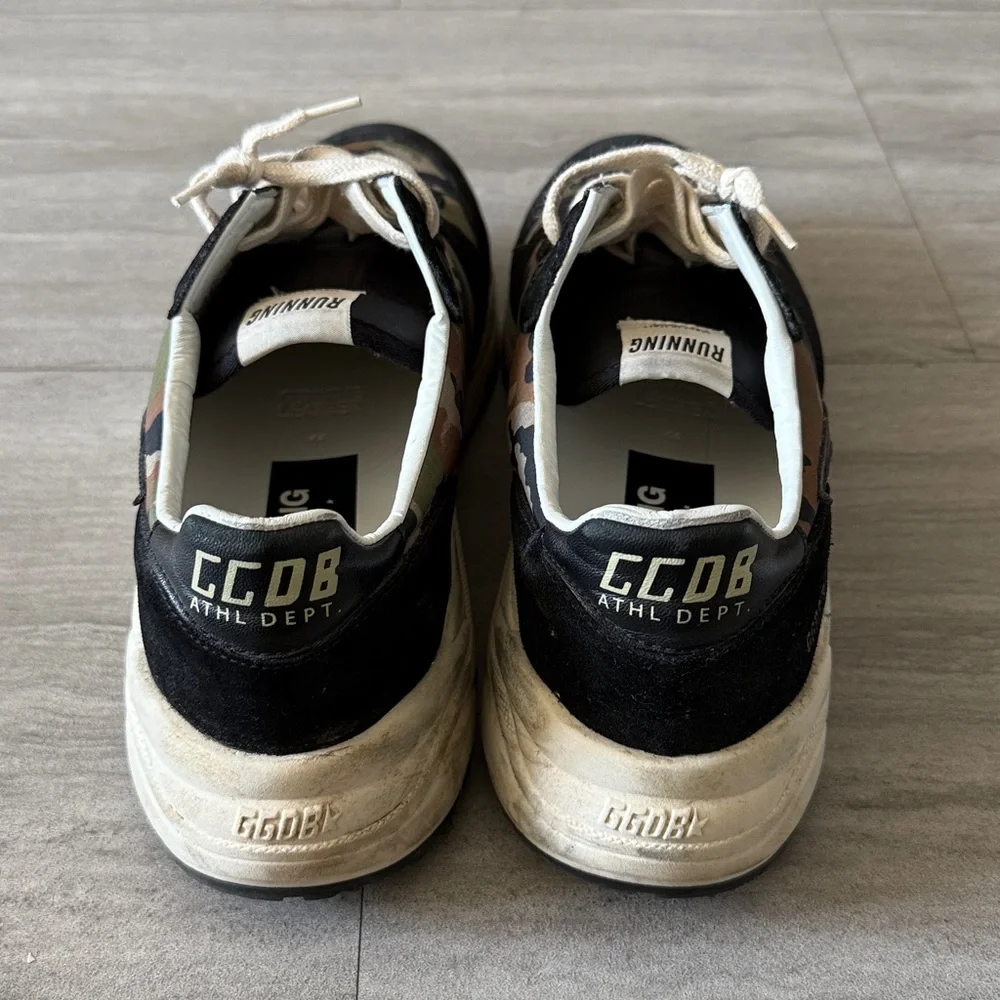 Men’s Camo Golden Goose Running Eu 44 - Picture 3 of 8